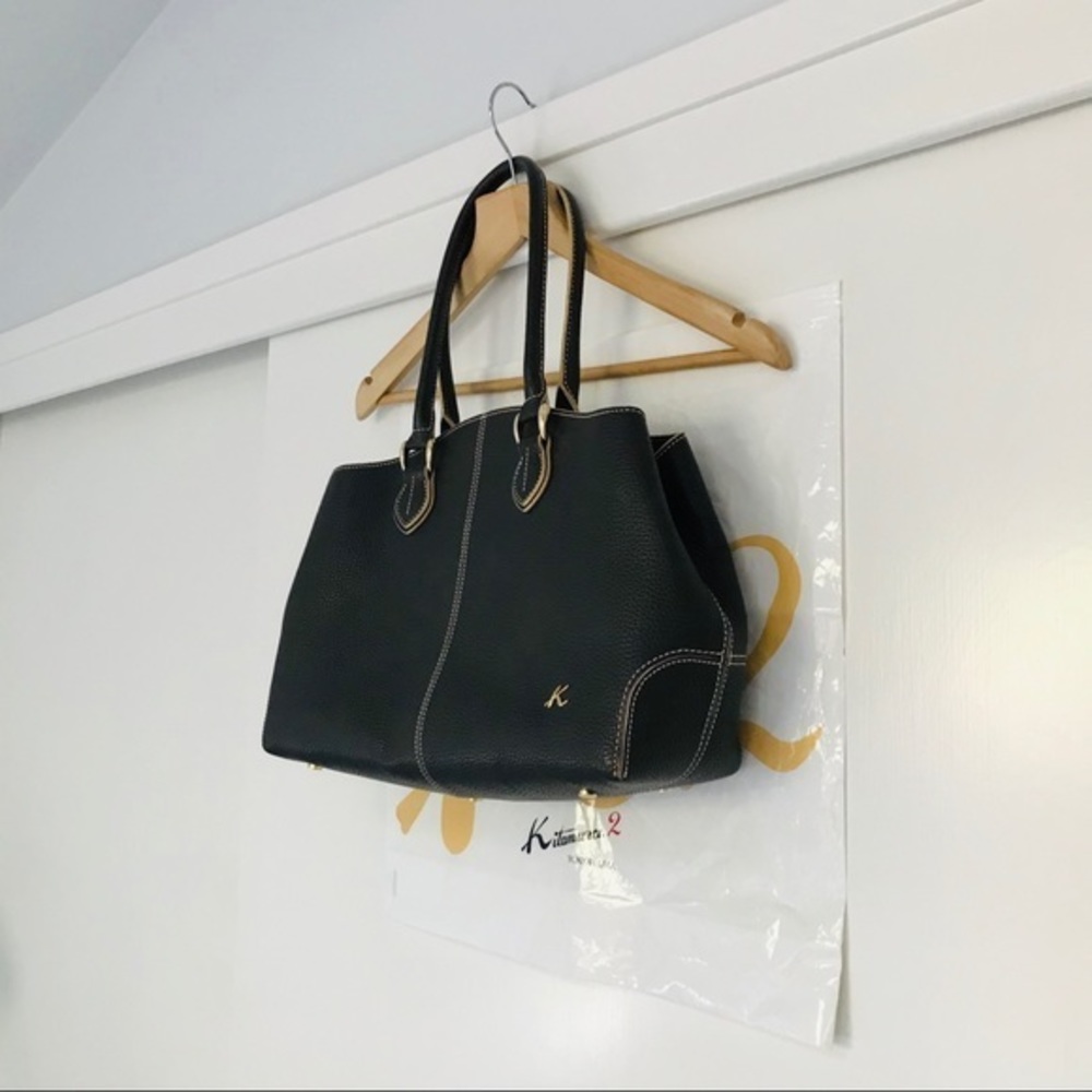 SALE 🔥‎ NEW KITAMURA 2 MOTOMACHI Yokohama Purse, Brown Leather